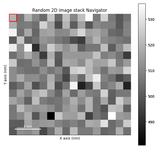 Random 2D image stack Navigator