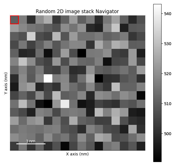 Random 2D image stack Navigator